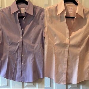 Bundle of Two Brooks Brothers Short-Sleeve Button-Down Shirts